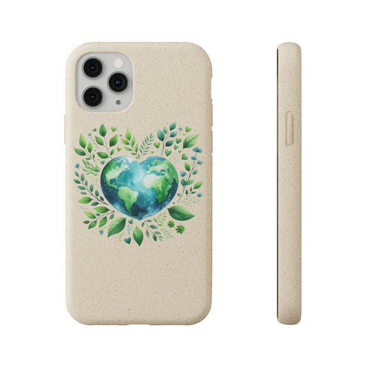 Cute Love Nature Phone case sustainable Biodegradable Phone Case