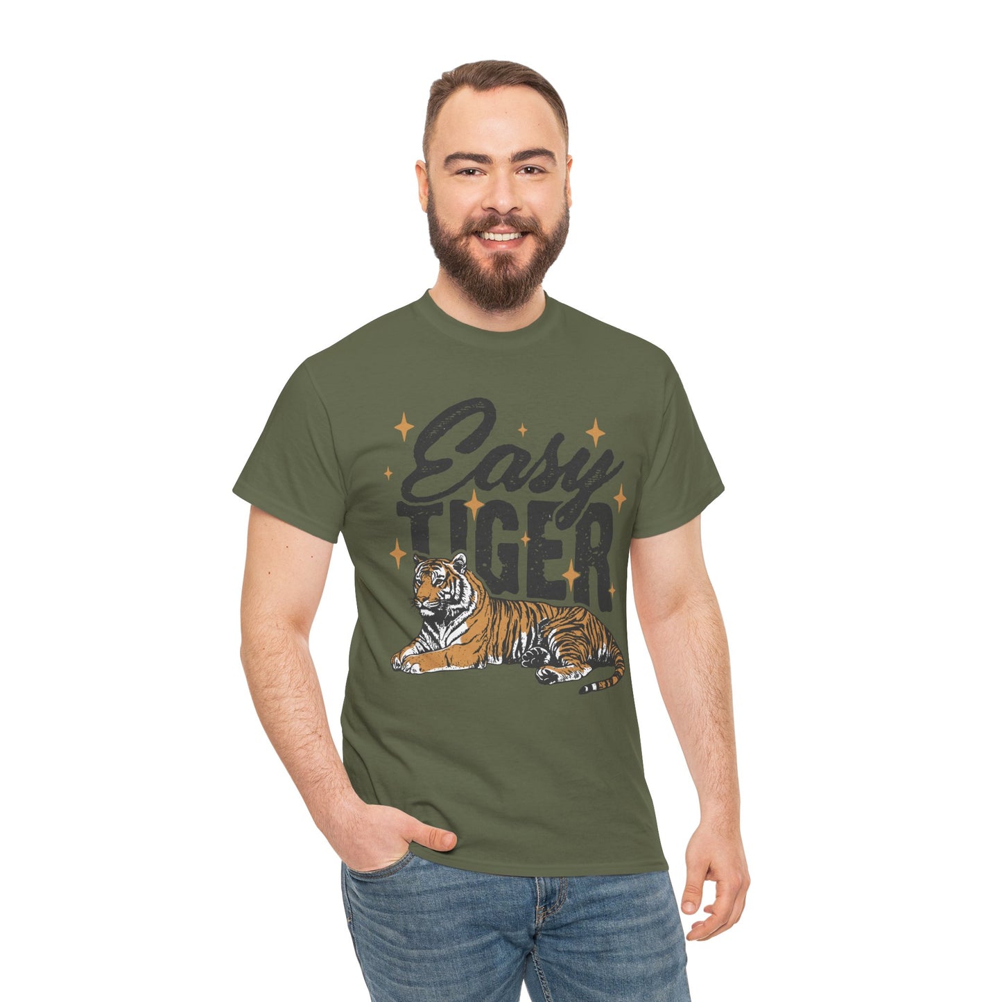 Easy Tiger Tee - Unisex Cotton T-Shirt