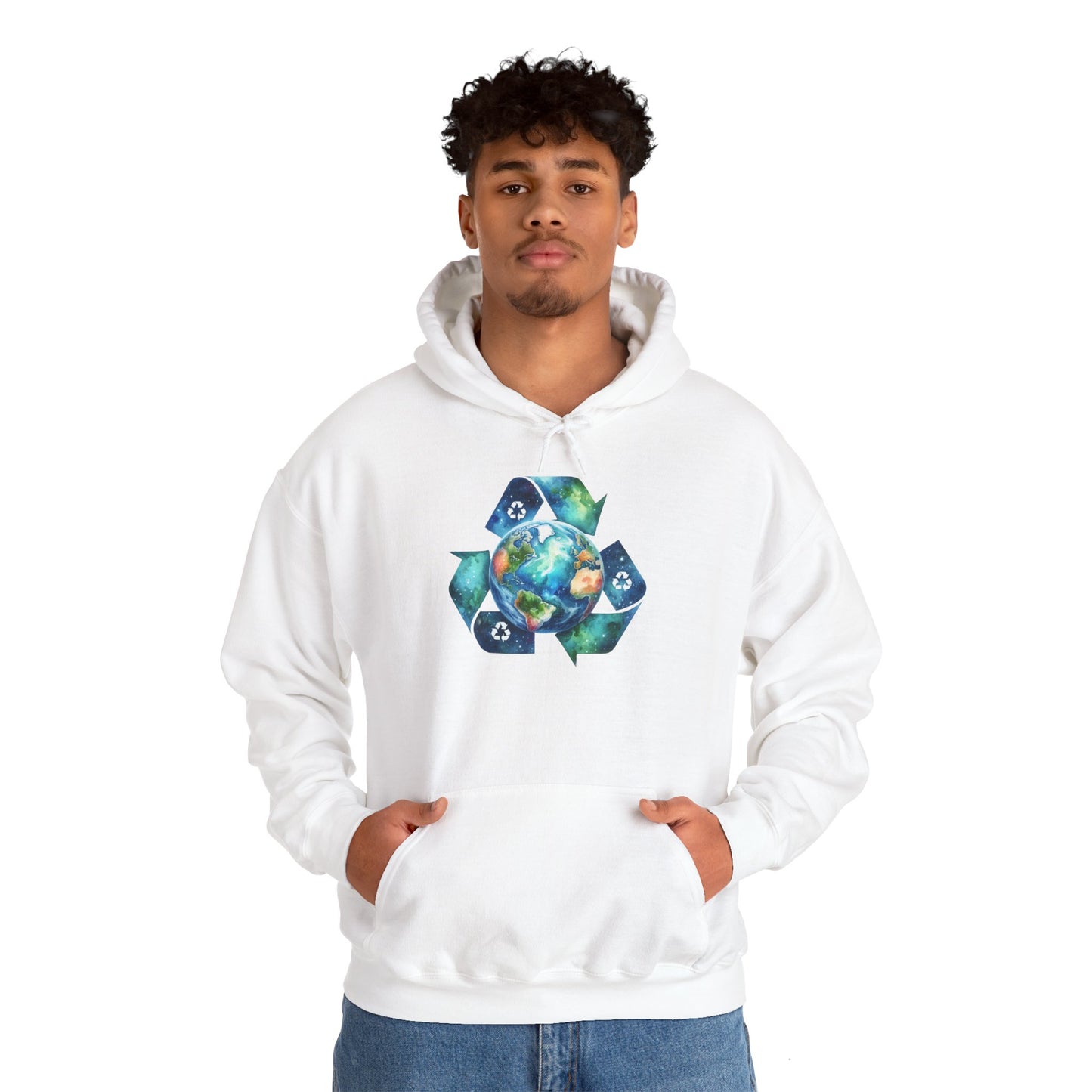 Recycle Symbol Eco Desogn Hoodie