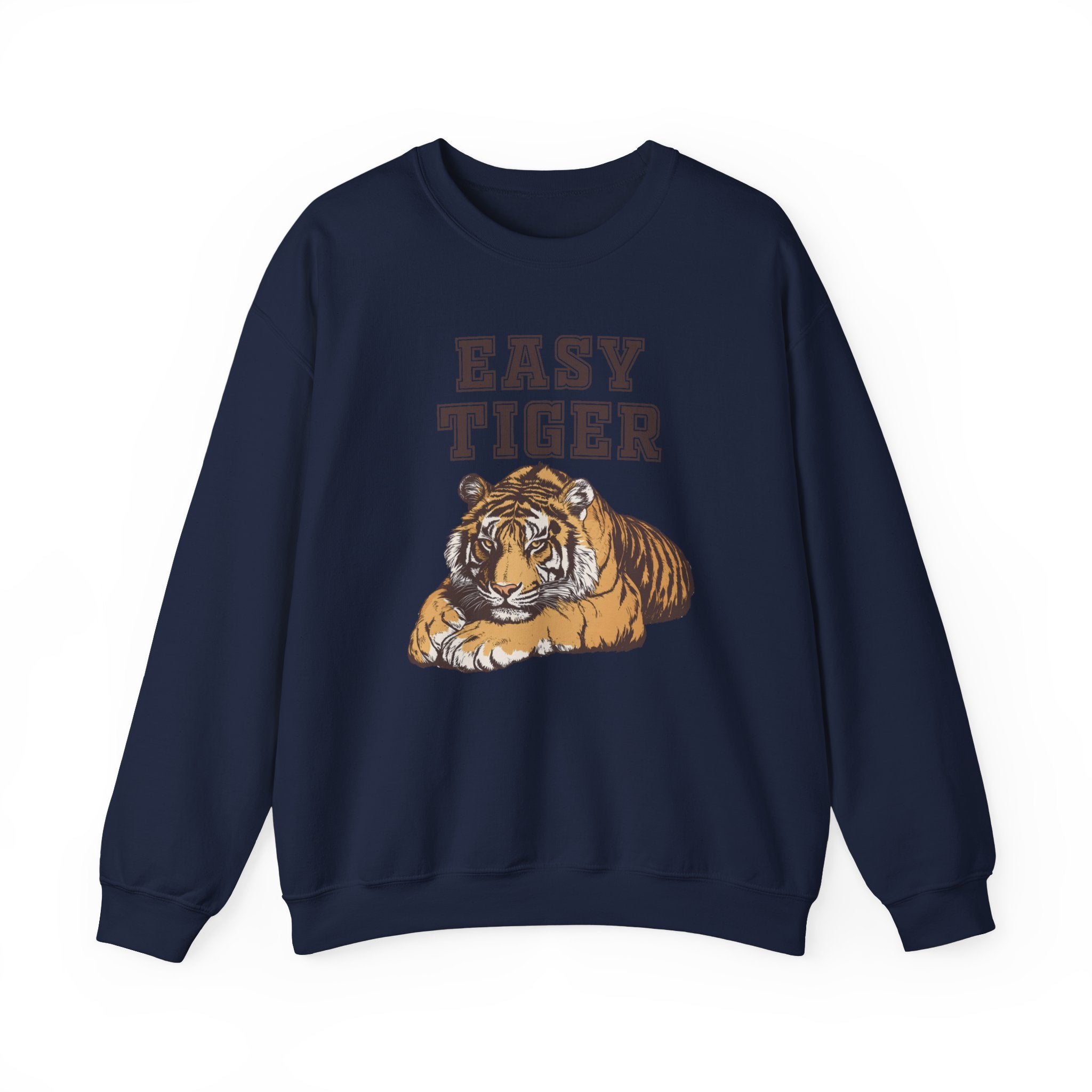 Easy Tiger Unisex Heavy Blend™ Crewneck Sweatshirt - Relaxed Comfort for Animal Lovers