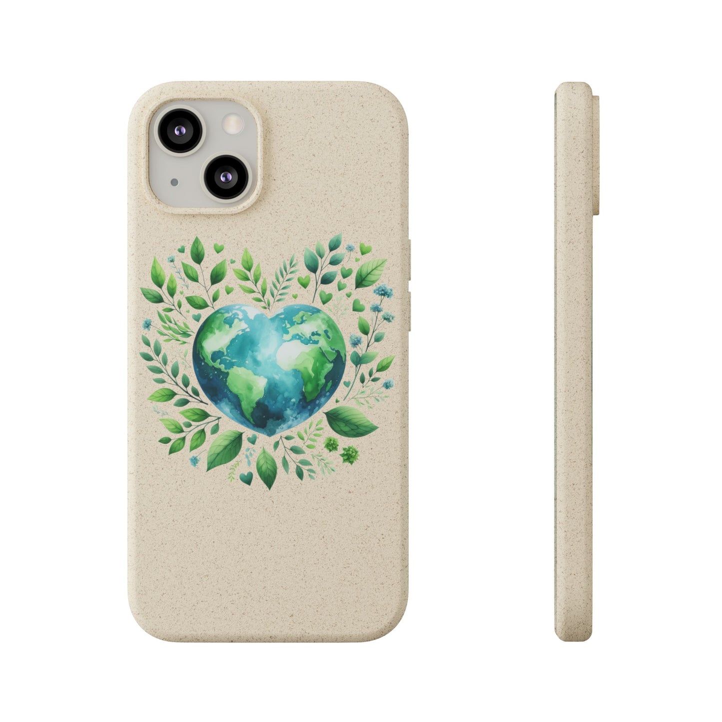 Cute Love Nature Phone case sustainable Biodegradable Phone Case