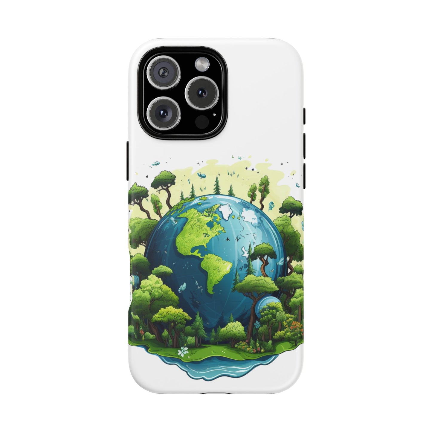 Eco-Friendly Phone Case with Earth Design