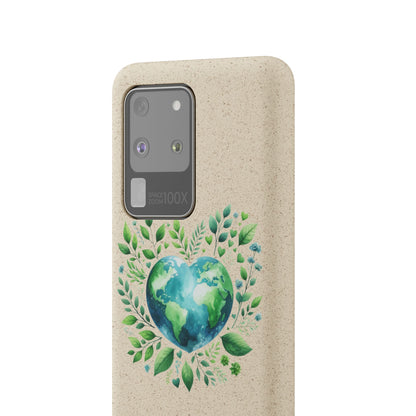 Cute Love Nature Phone case sustainable Biodegradable Phone Case