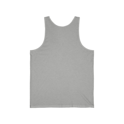 Unisex Jersey Tank with Earth Graphic - Eco-Friendly Apparel for Nature Lovers