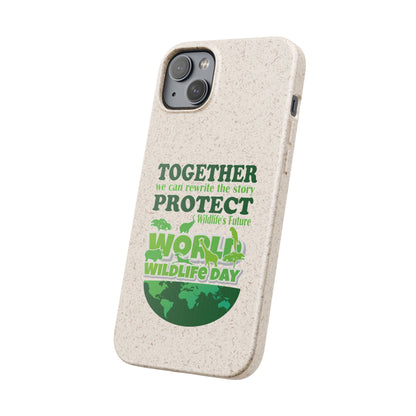 Eco-Friendly Biodegradable Phone Cases for Wildlife Day - Protect Our Planet