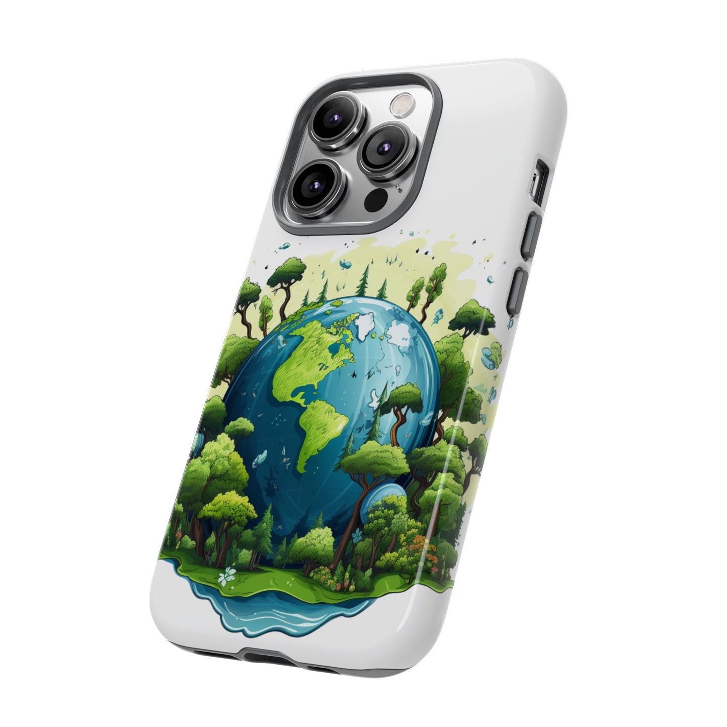 Eco-Friendly Phone Case with Earth Design