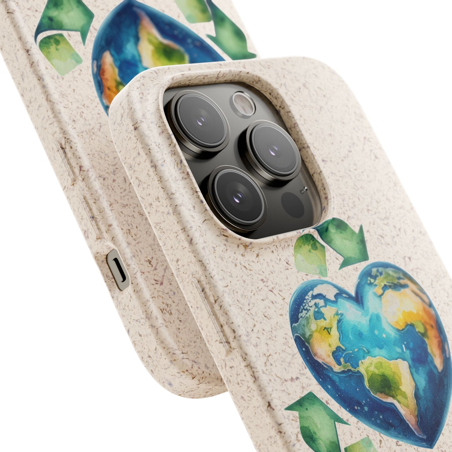Cute Earth Design - Sustainable Living Biodegradable Phone Case