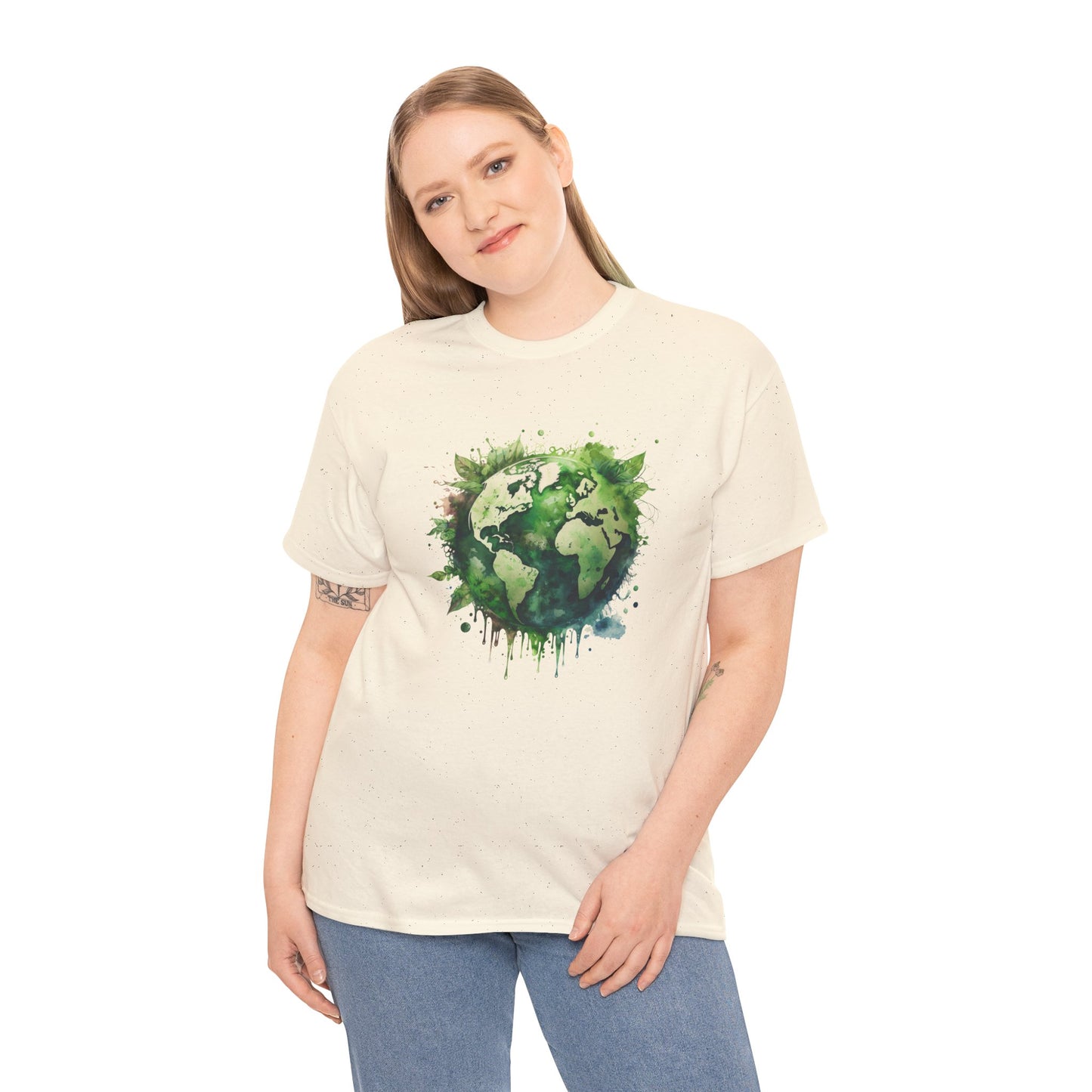 Eco-Friendly World Map T-Shirt - Unisex Tee