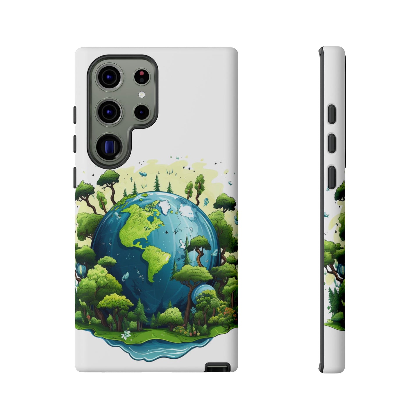 Eco-Friendly Phone Case with Earth Design