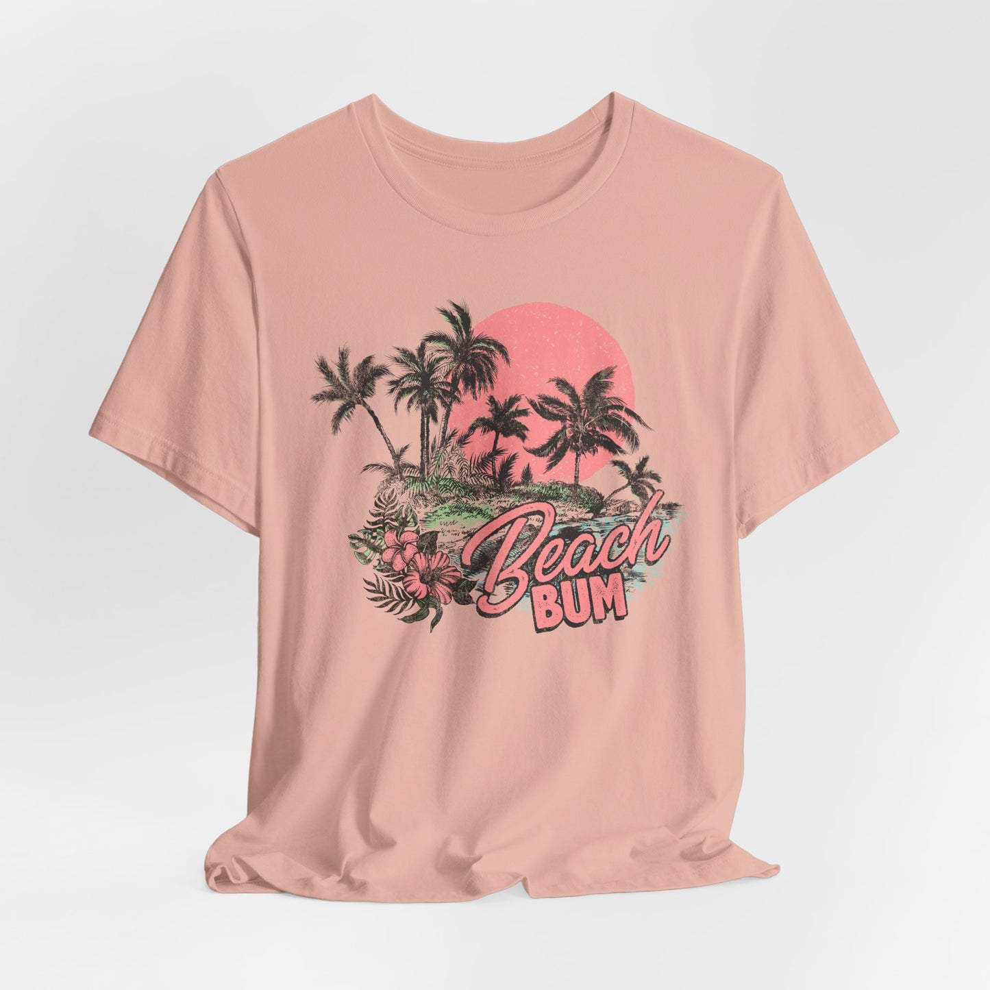 Beach Bum Unisex Short Sleeve Tee - Summer Vibes Shirt