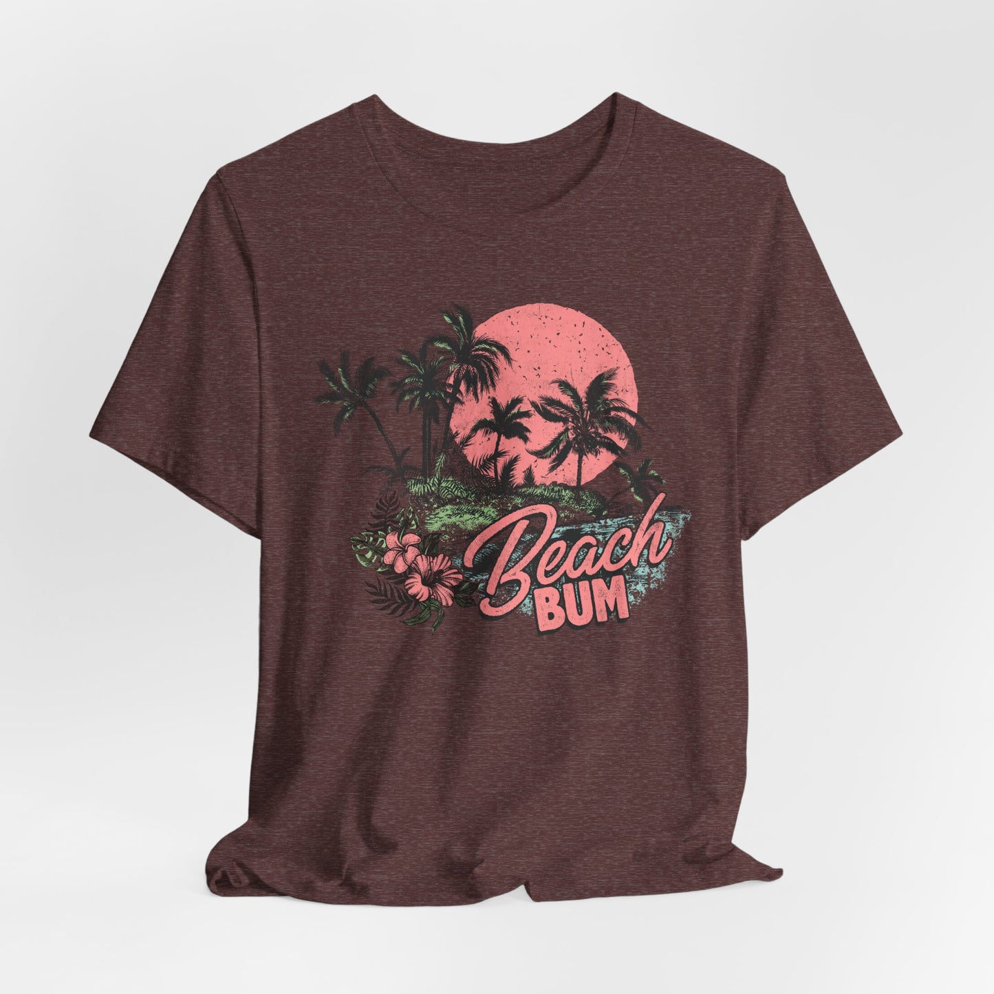 Beach Bum Unisex Short Sleeve Tee - Summer Vibes Shirt