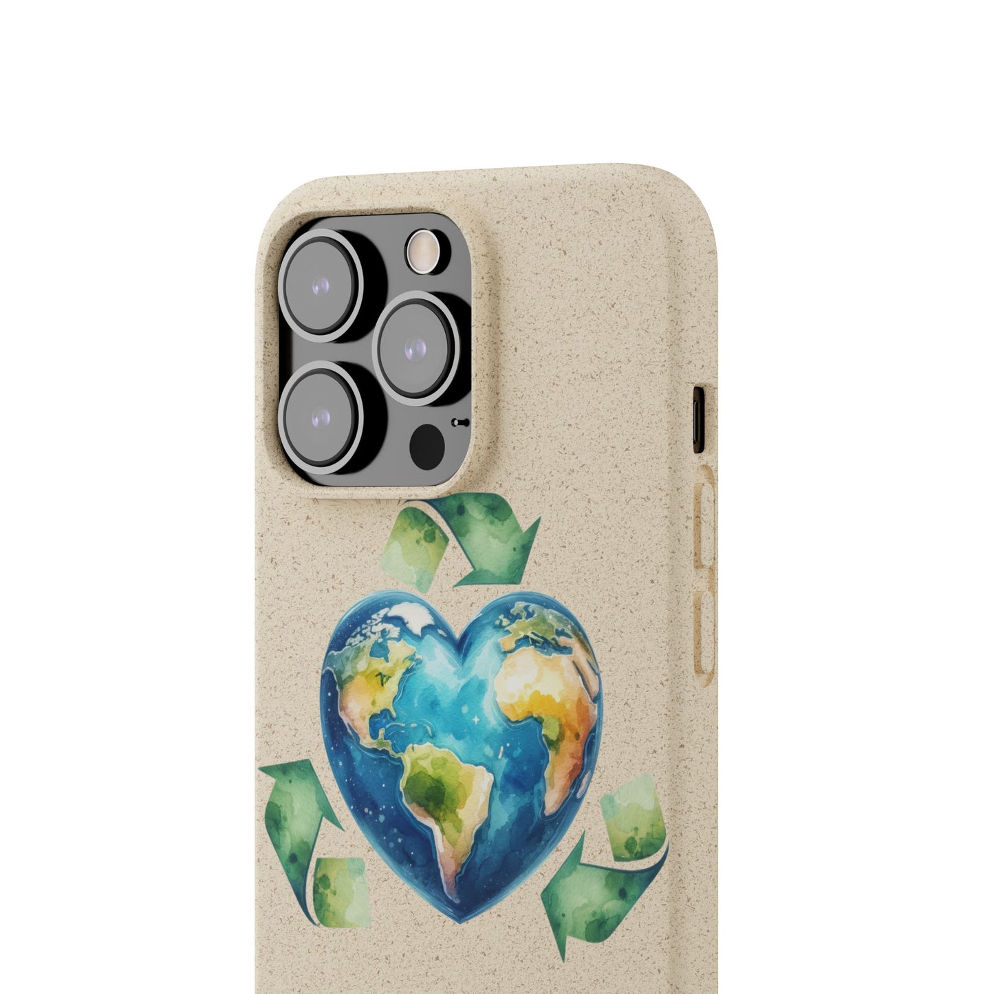 Cute Earth Design - Sustainable Living Biodegradable Phone Case