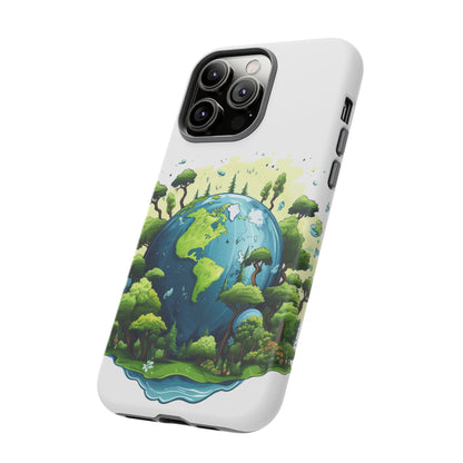 Eco-Friendly Phone Case with Earth Design