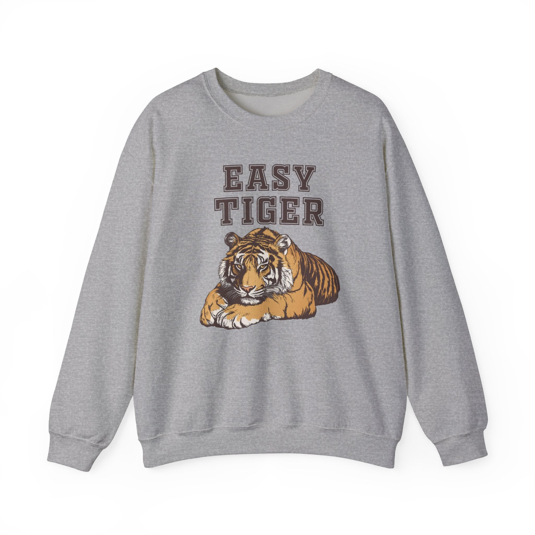 Easy Tiger Unisex Heavy Blend™ Crewneck Sweatshirt - Relaxed Comfort for Animal Lovers