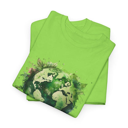 Eco-Friendly World Map T-Shirt - Unisex Tee