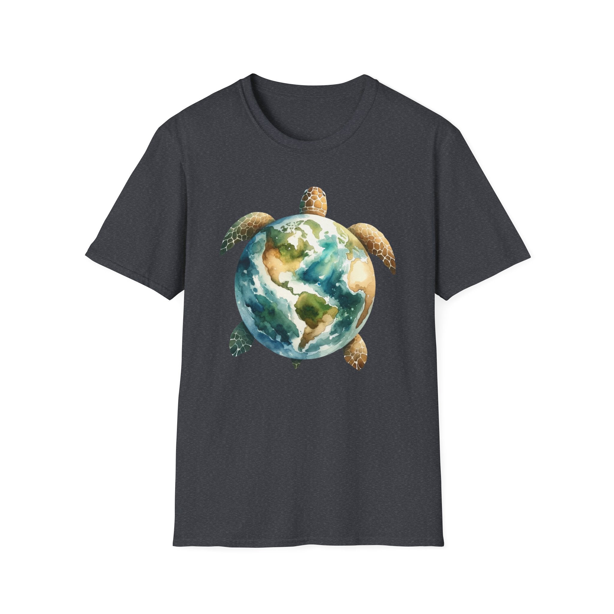 Eco-Friendly Turtle Graphic Unisex Softstyle T-Shirt