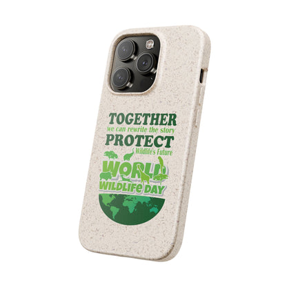 Eco-Friendly Biodegradable Phone Cases for Wildlife Day - Protect Our Planet