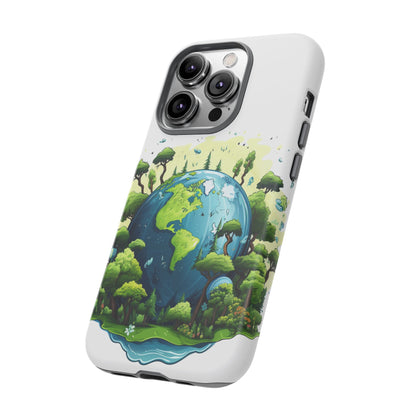 Eco-Friendly Phone Case with Earth Design