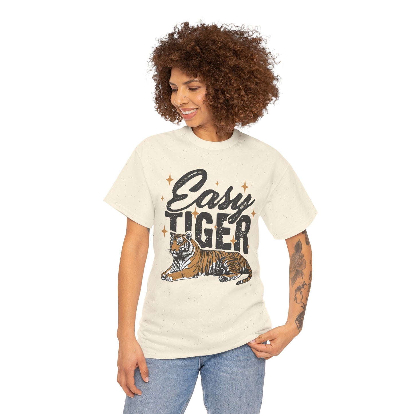 Easy Tiger Tee - Unisex Cotton T-Shirt