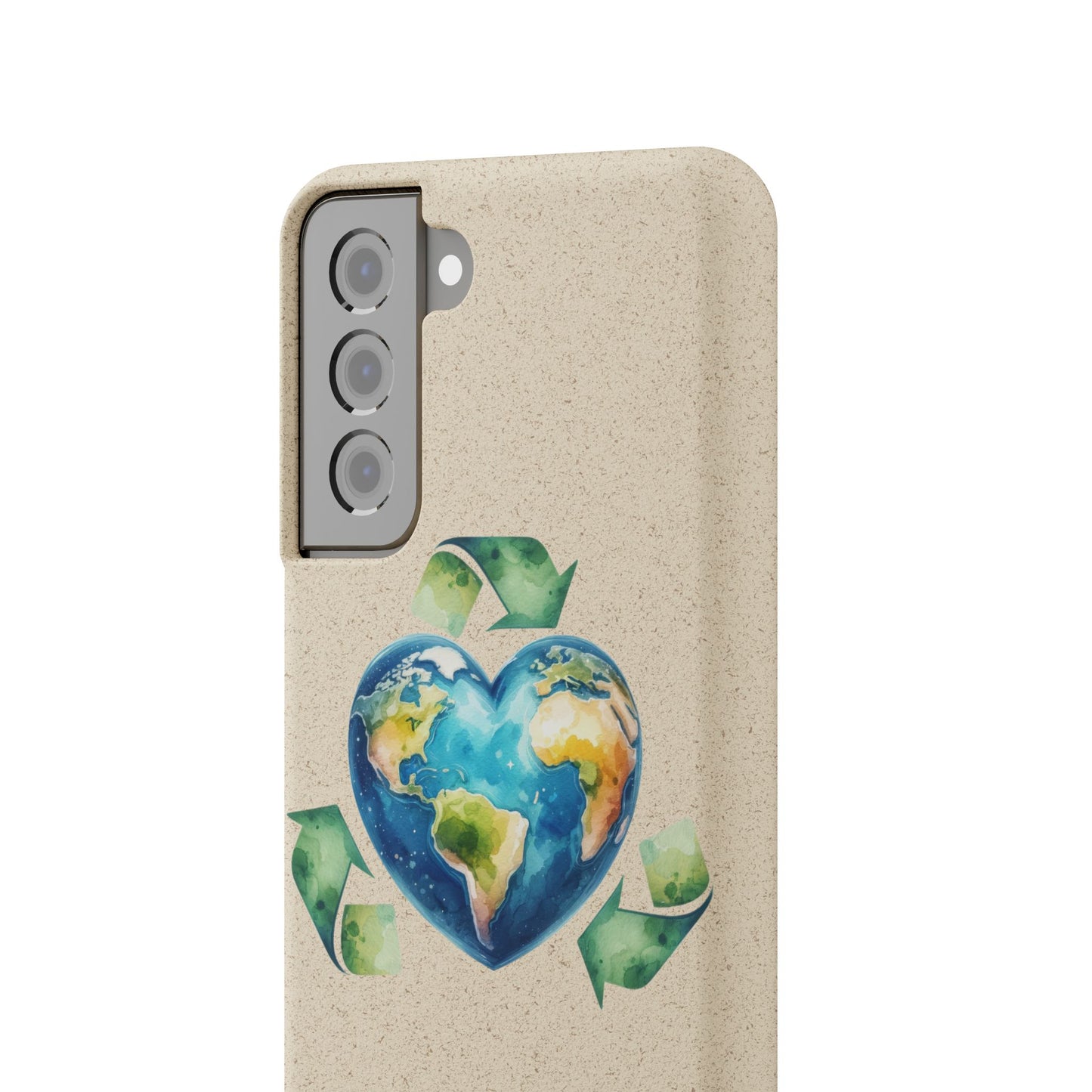 Cute Earth Design - Sustainable Living Biodegradable Phone Case