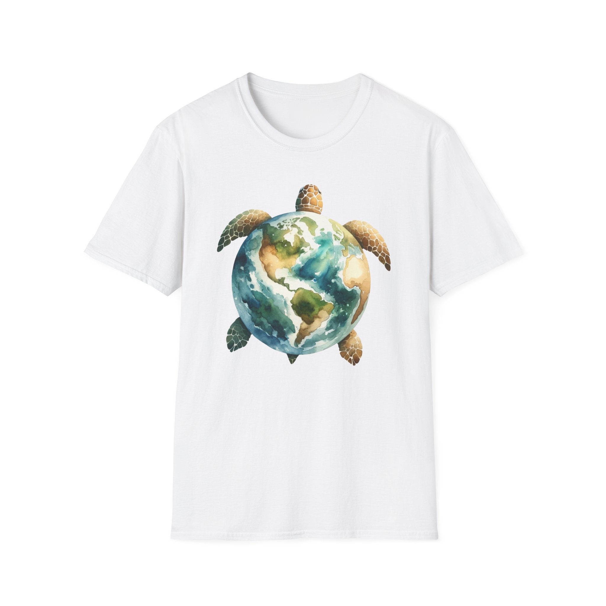 Eco-Friendly Turtle Graphic Unisex Softstyle T-Shirt