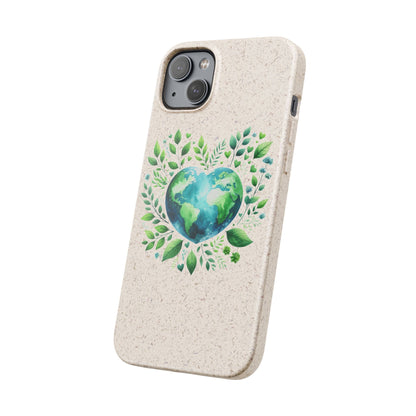 Cute Love Nature Phone case sustainable Biodegradable Phone Case