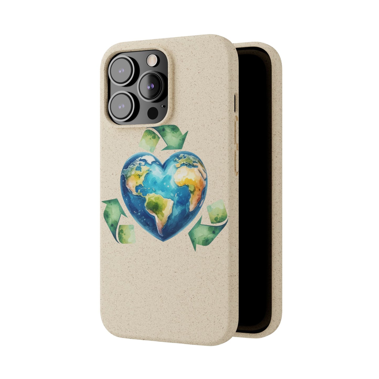 Cute Earth Design - Sustainable Living Biodegradable Phone Case