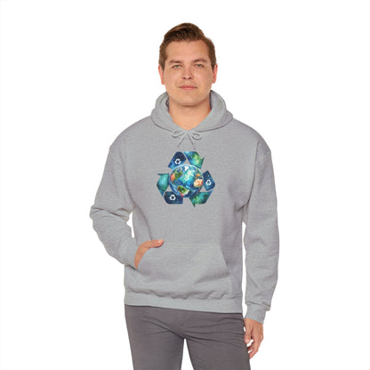 Recycle Symbol Eco Desogn Hoodie