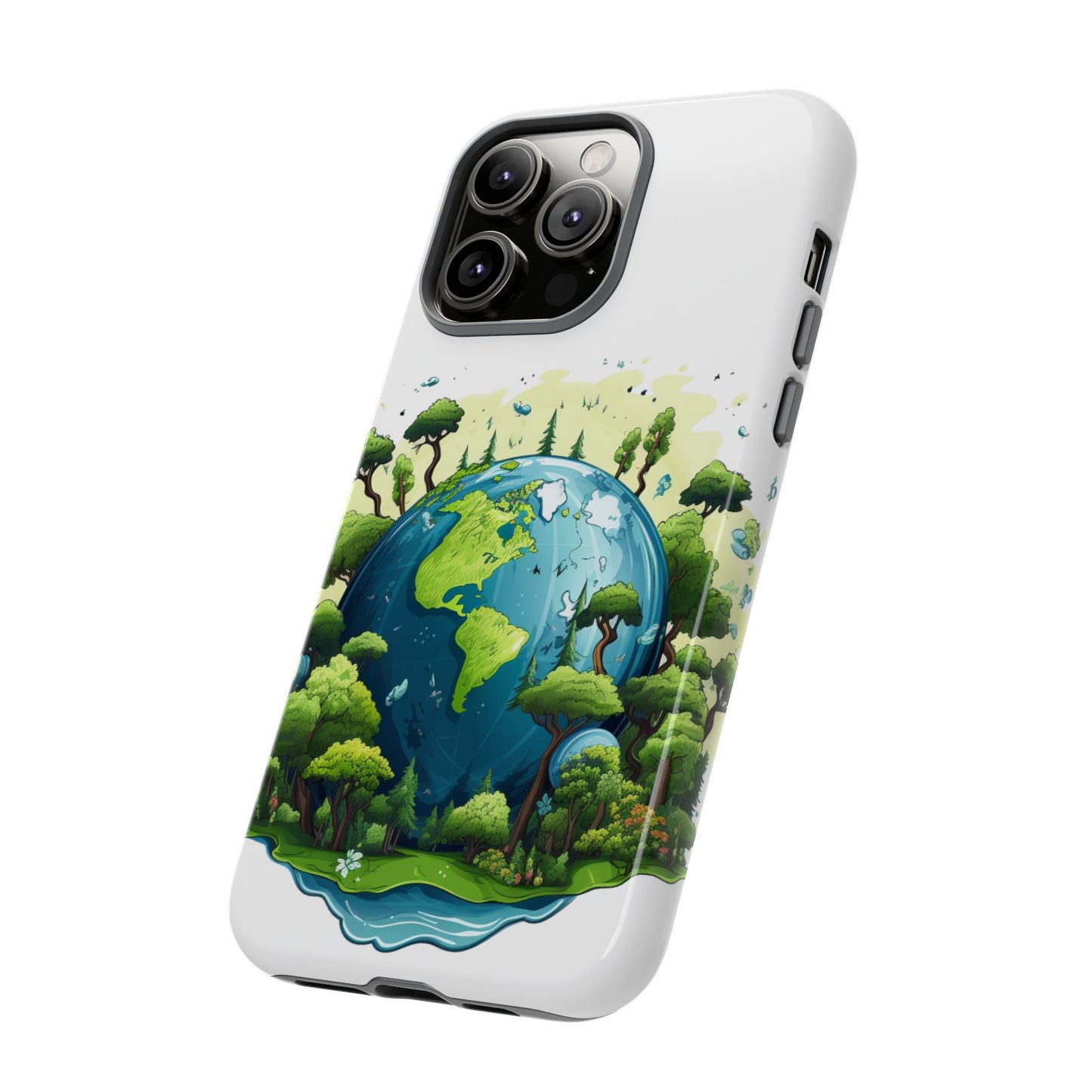 Eco-Friendly Phone Case with Earth Design