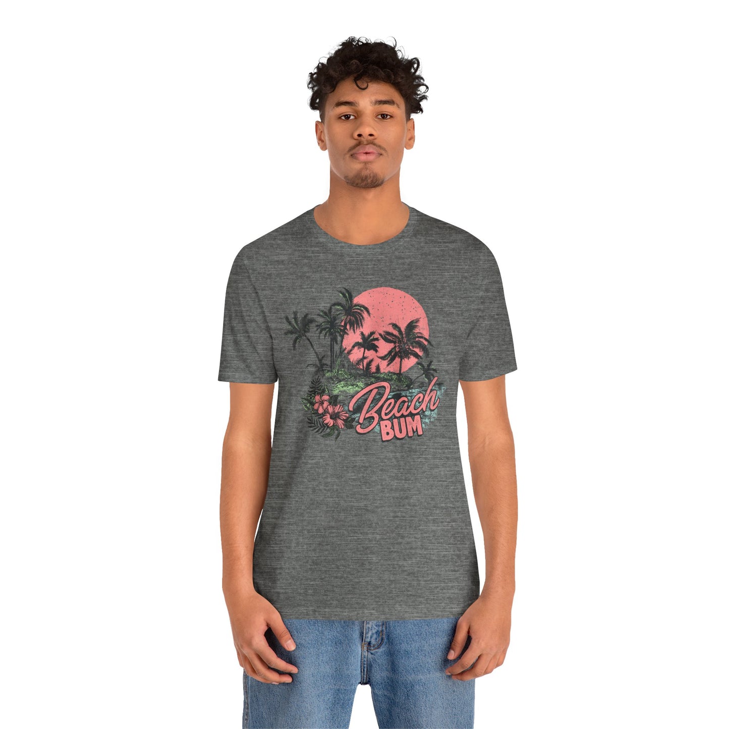 Beach Bum Unisex Short Sleeve Tee - Summer Vibes Shirt