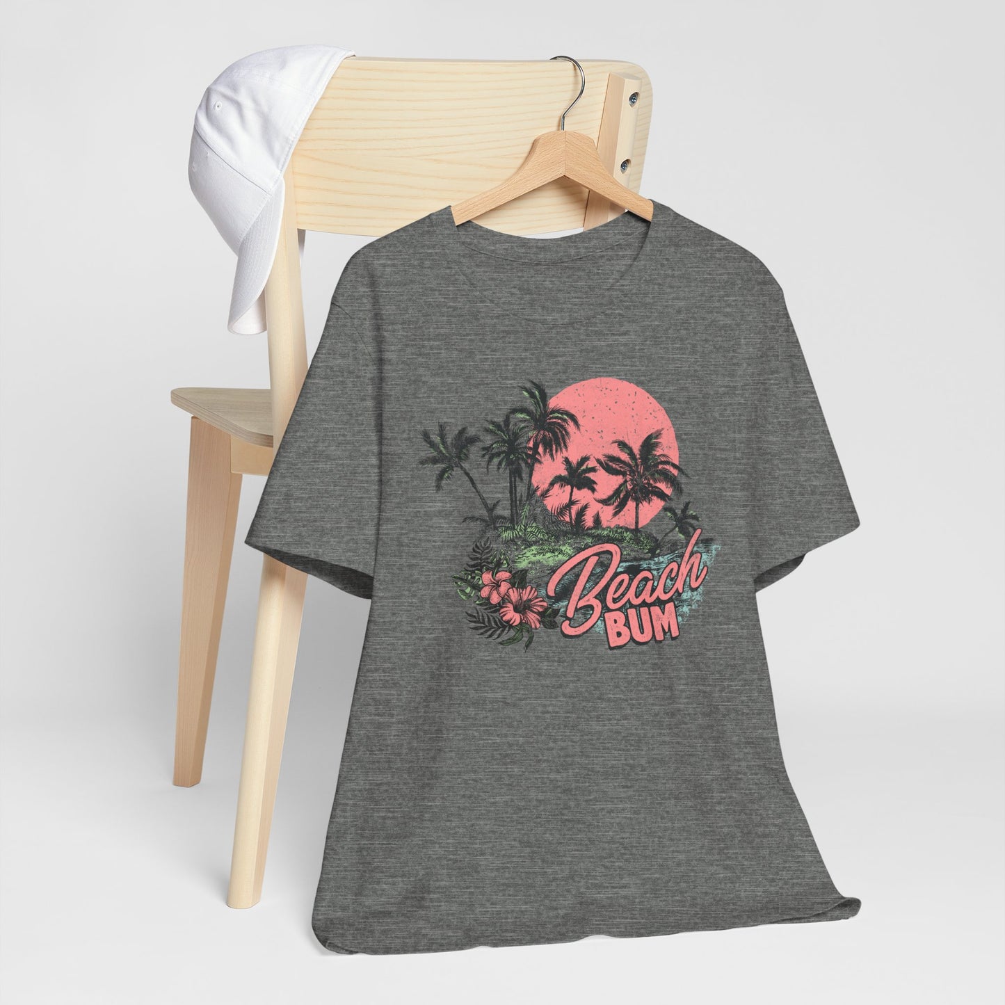 Beach Bum Unisex Short Sleeve Tee - Summer Vibes Shirt