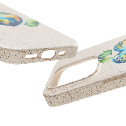 Cute Earth Design - Sustainable Living Biodegradable Phone Case