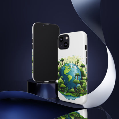 Eco-Friendly Phone Case with Earth Design