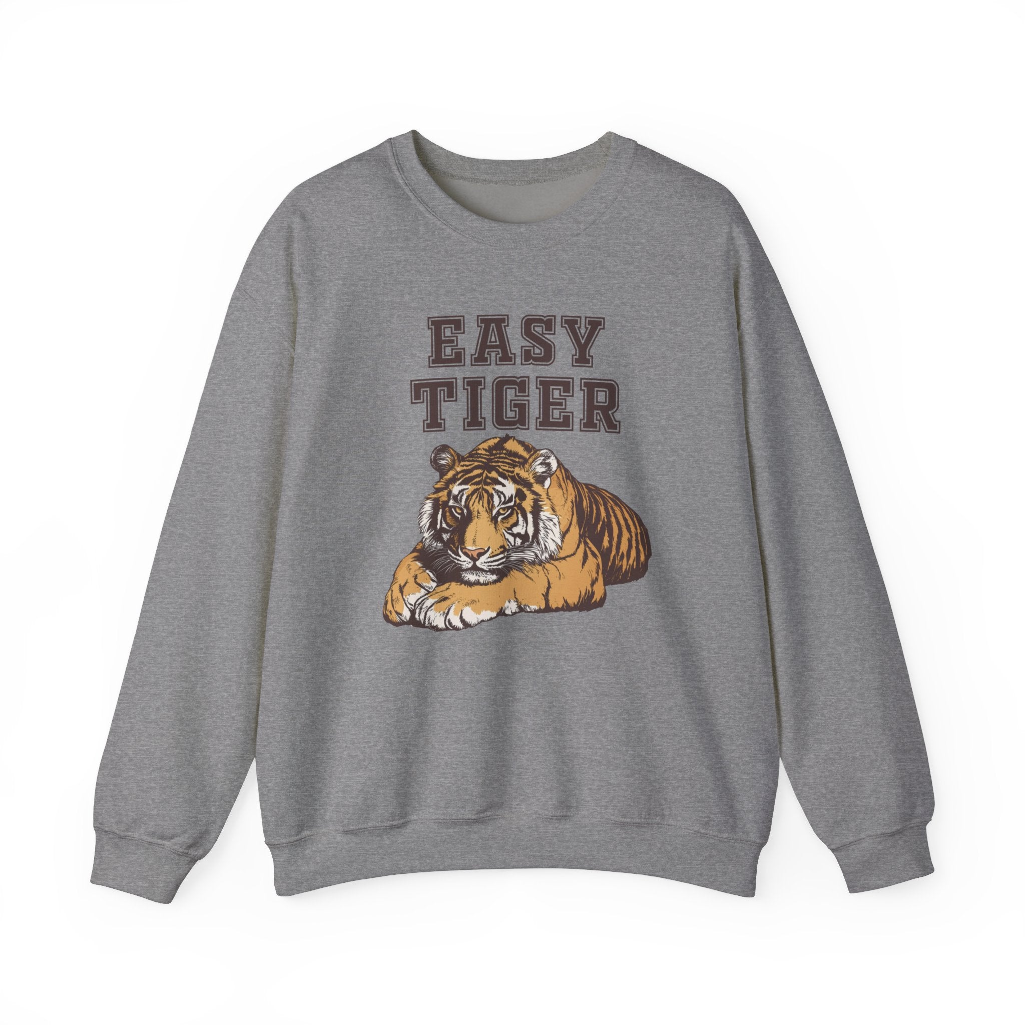 Easy Tiger Unisex Heavy Blend™ Crewneck Sweatshirt - Relaxed Comfort for Animal Lovers