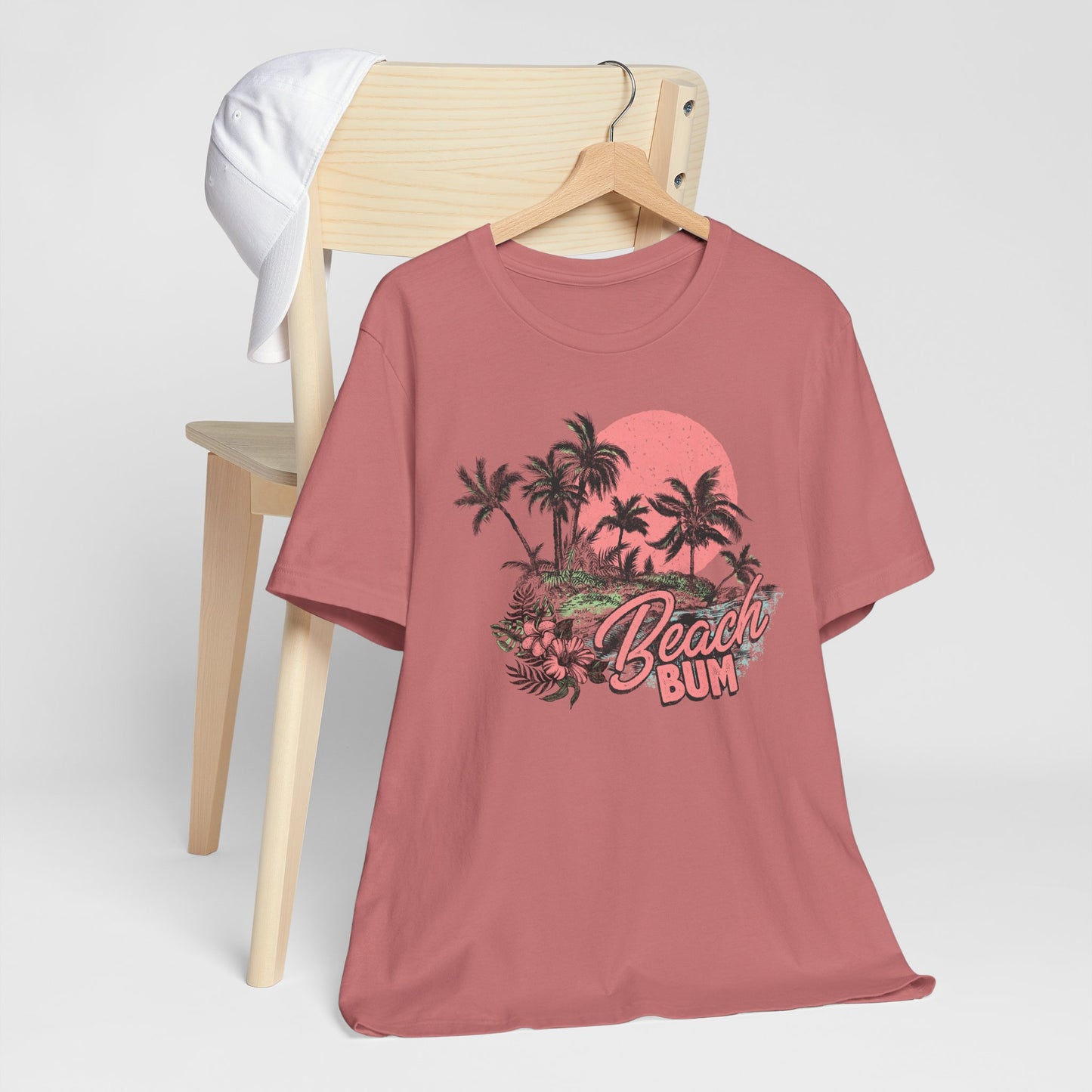 Beach Bum Unisex Short Sleeve Tee - Summer Vibes Shirt