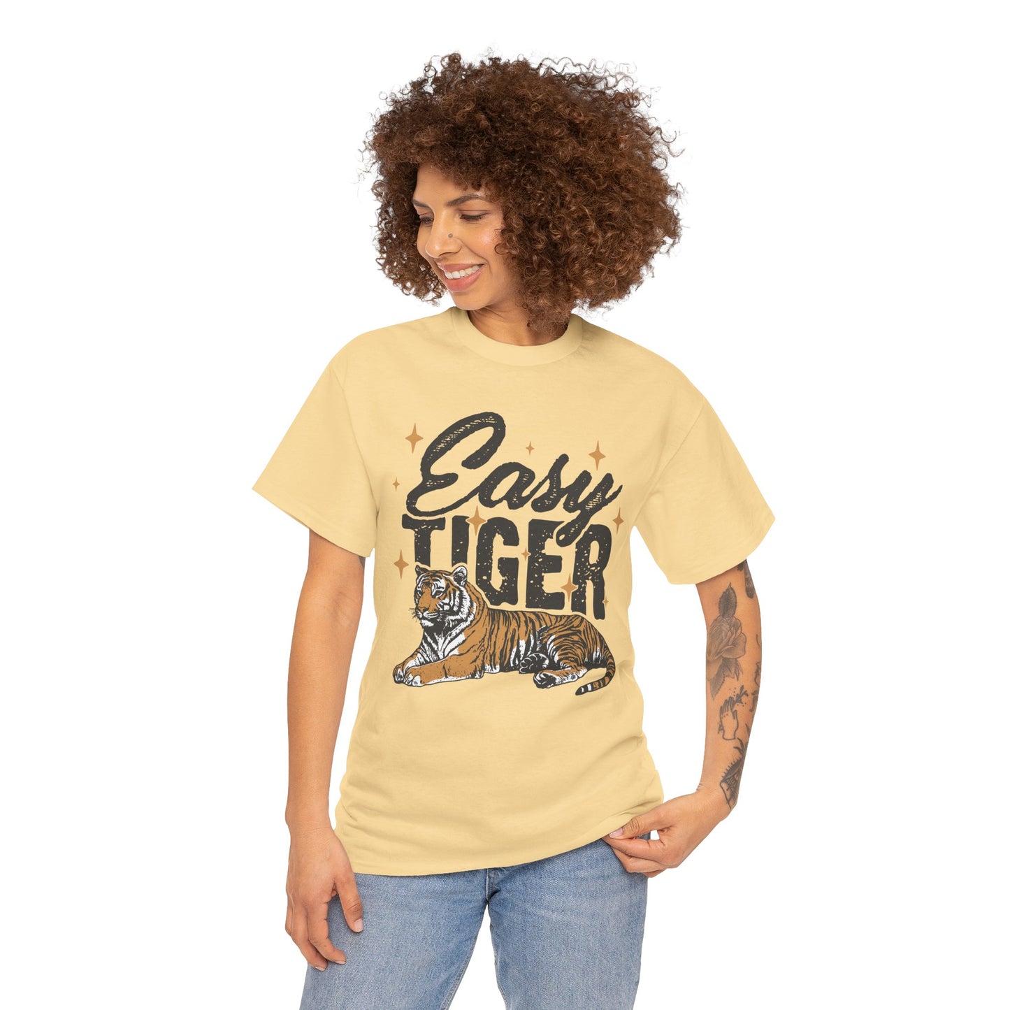 Easy Tiger Tee - Unisex Cotton T-Shirt