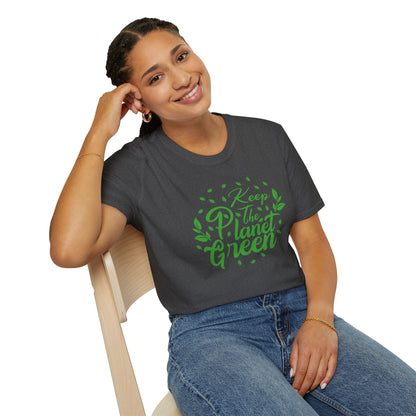 Eco-Friendly Unisex T-Shirt - Keep the Planet Green