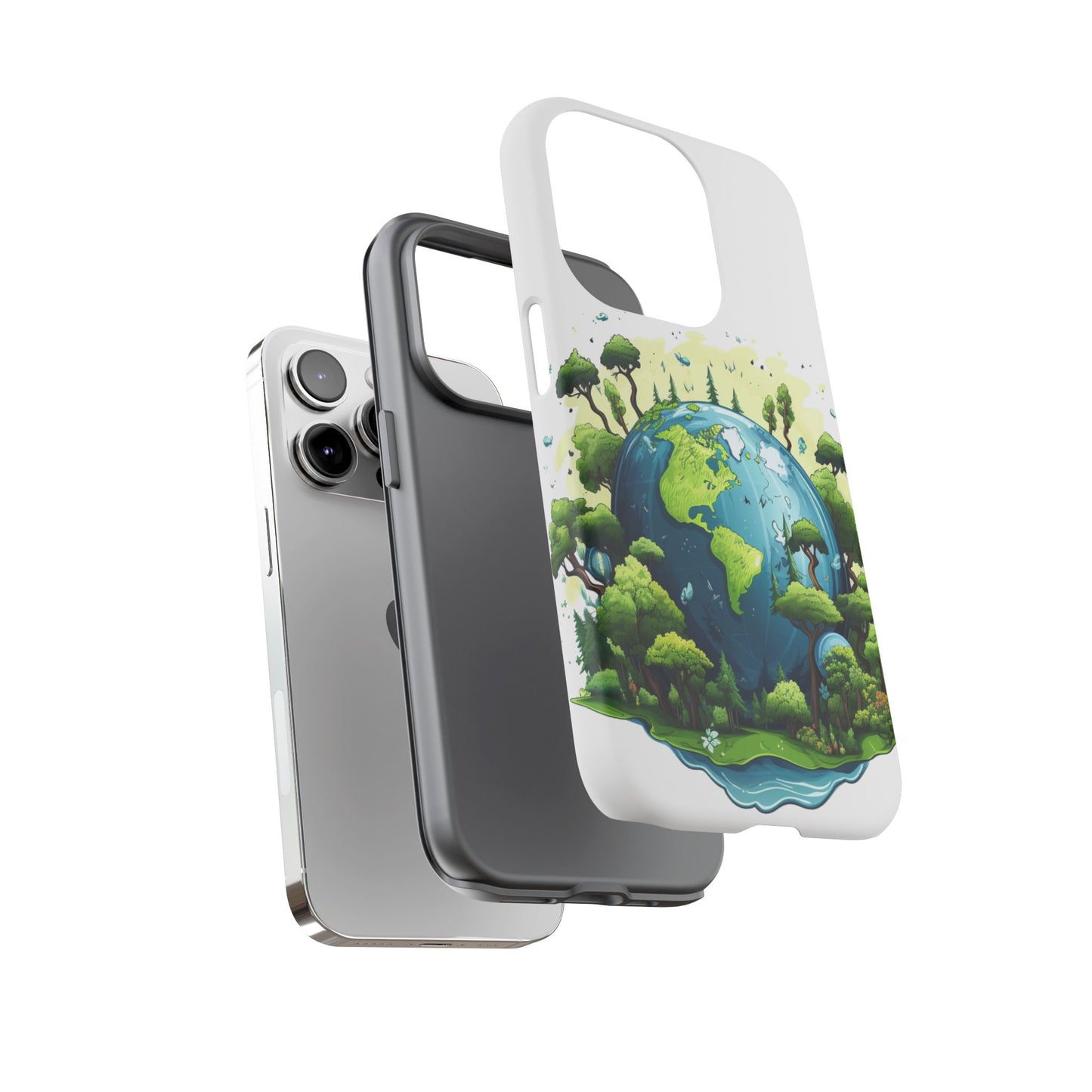 Eco-Friendly Phone Case with Earth Design