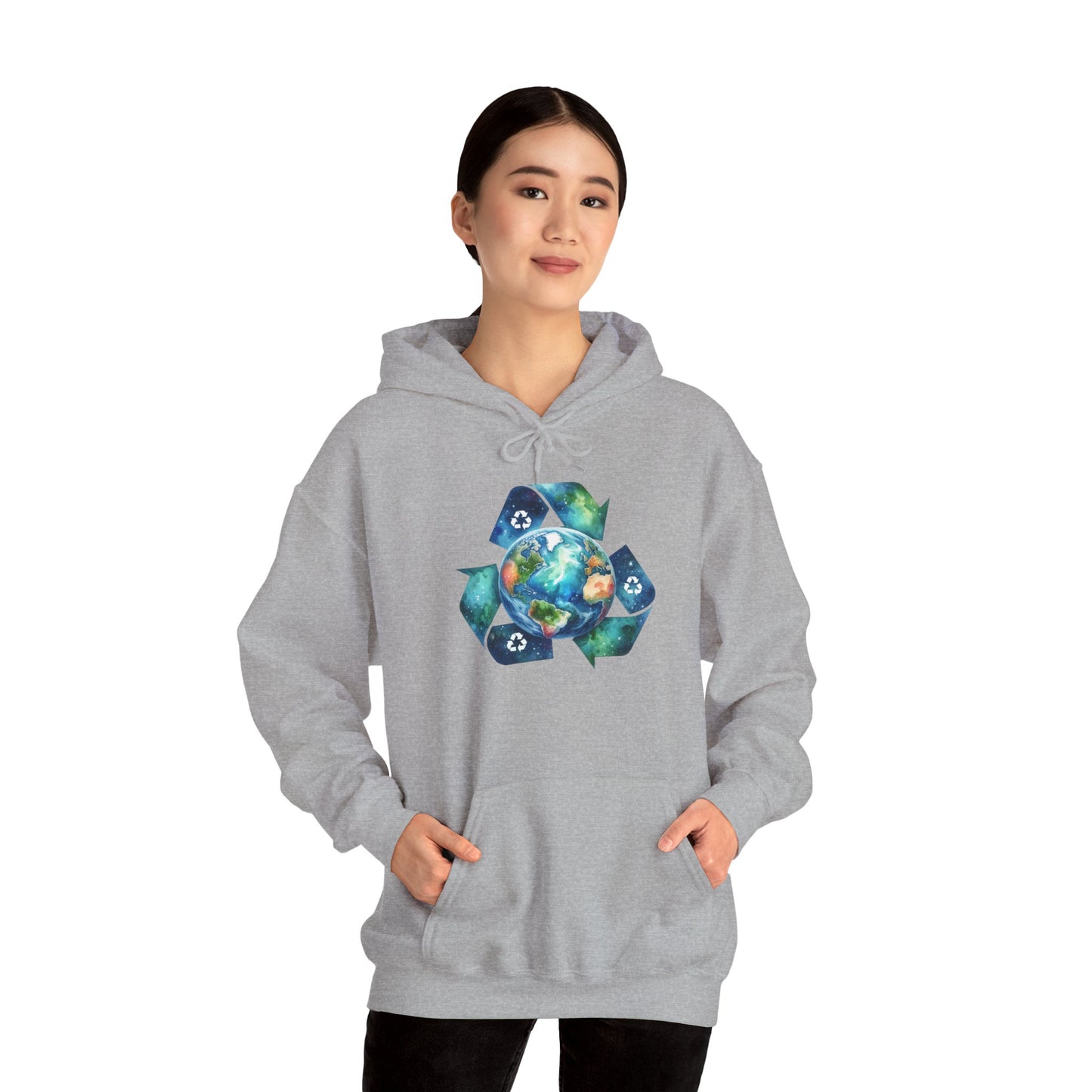 Recycle Symbol Eco Desogn Hoodie