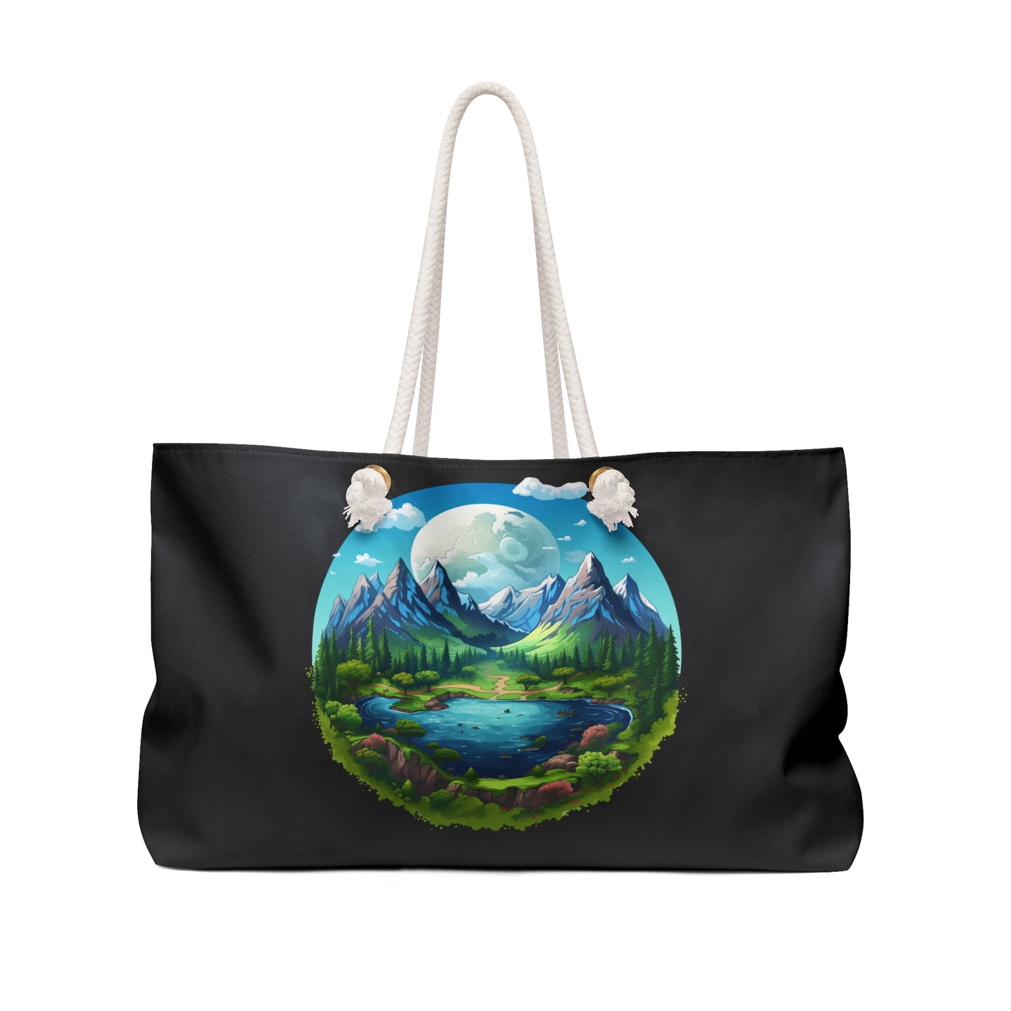 Eco-Friendly Adventure Weekender Bag - Nature and Earth Design