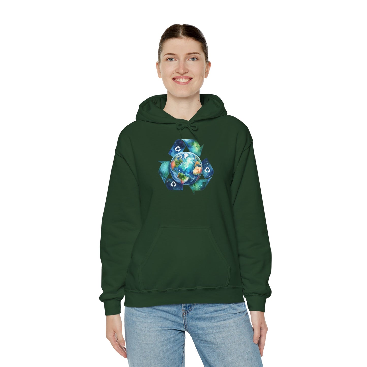 Recycle Symbol Eco Desogn Hoodie