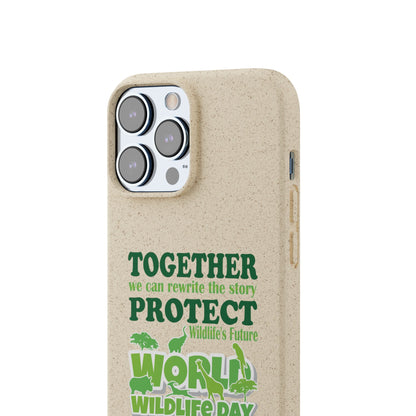 Eco-Friendly Biodegradable Phone Cases for Wildlife Day - Protect Our Planet