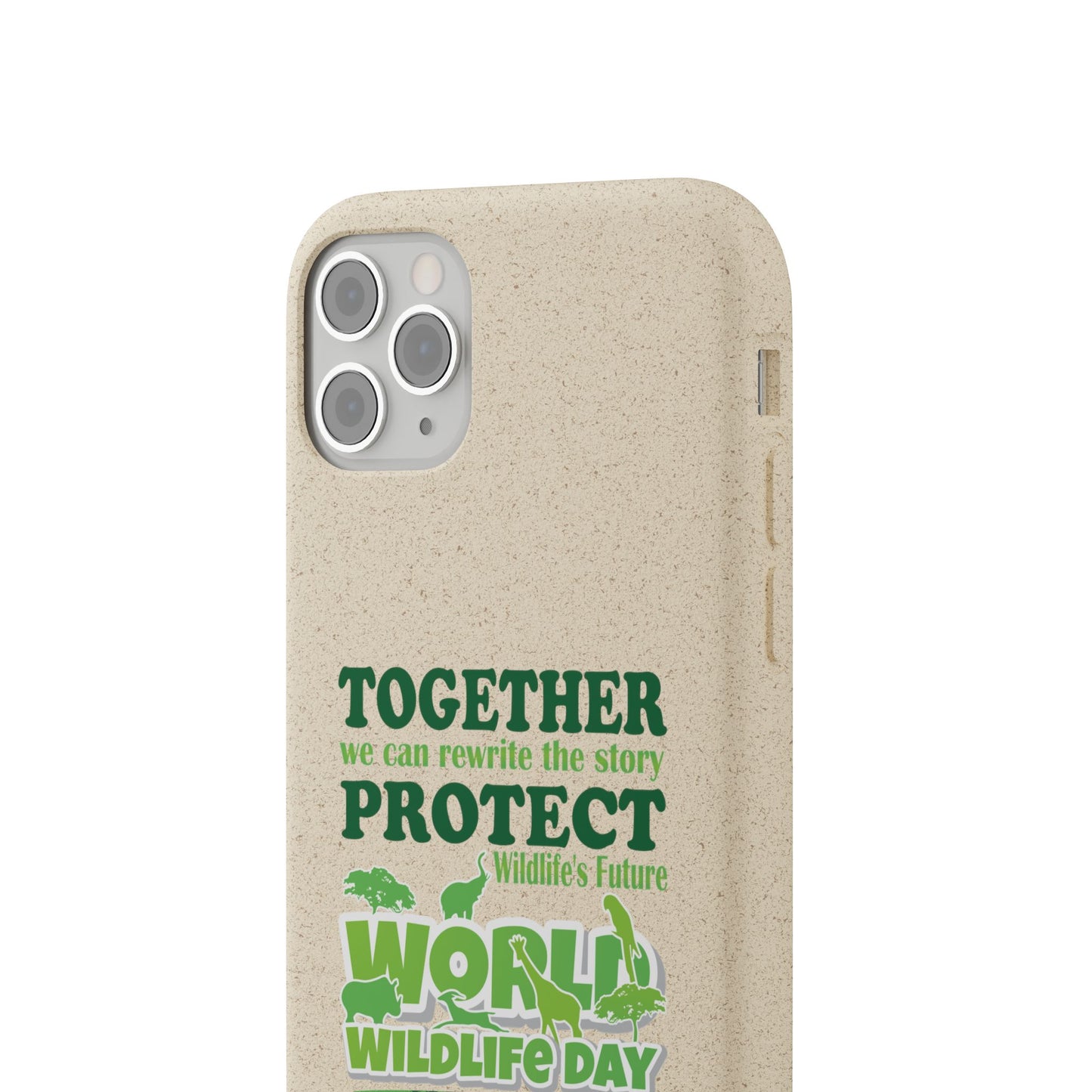 Eco-Friendly Biodegradable Phone Cases for Wildlife Day - Protect Our Planet