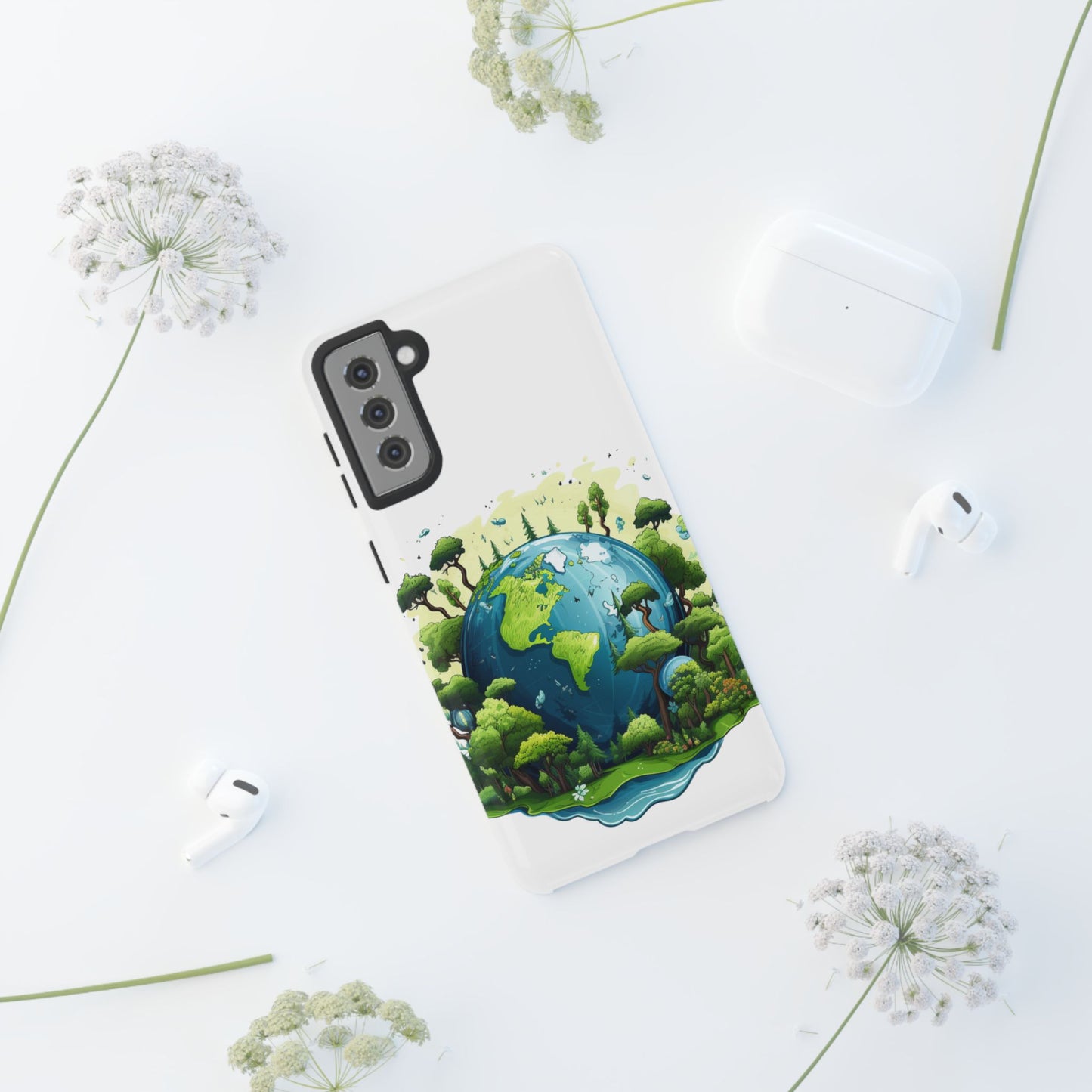 Eco-Friendly Phone Case with Earth Design