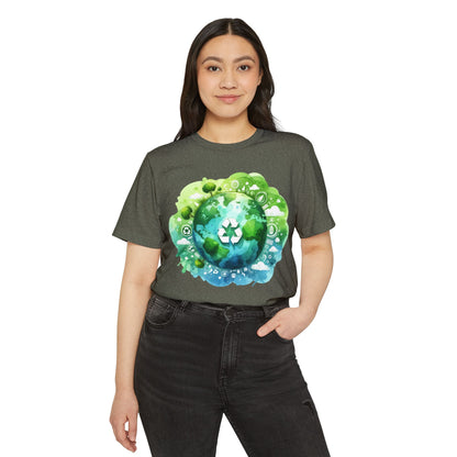 Eco-Friendly Unisex Organic T-Shirt | Recycle & Sustain Earth Design