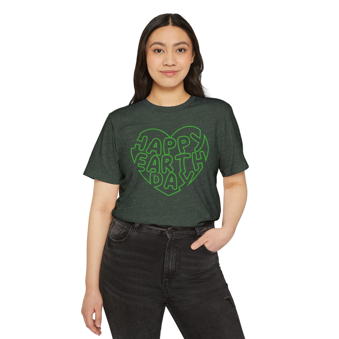 Happy Earth Day Unisex Recycled Organic T-Shirt - Eco-Friendly Apparel