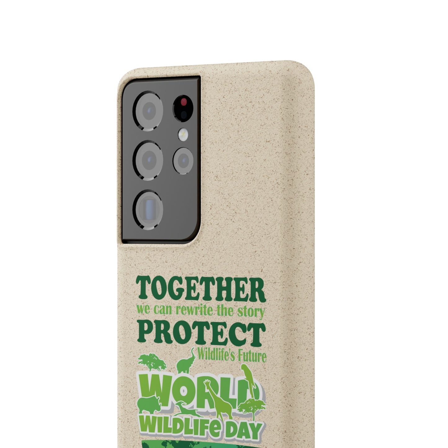 Eco-Friendly Biodegradable Phone Cases for Wildlife Day - Protect Our Planet