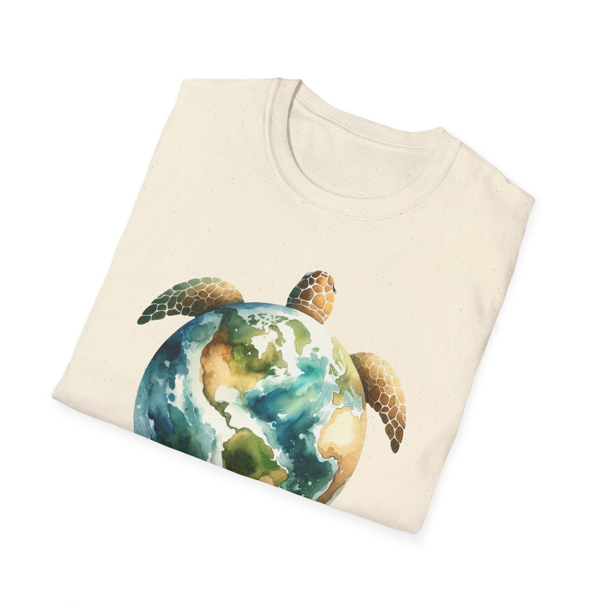 Eco-Friendly Turtle Graphic Unisex Softstyle T-Shirt