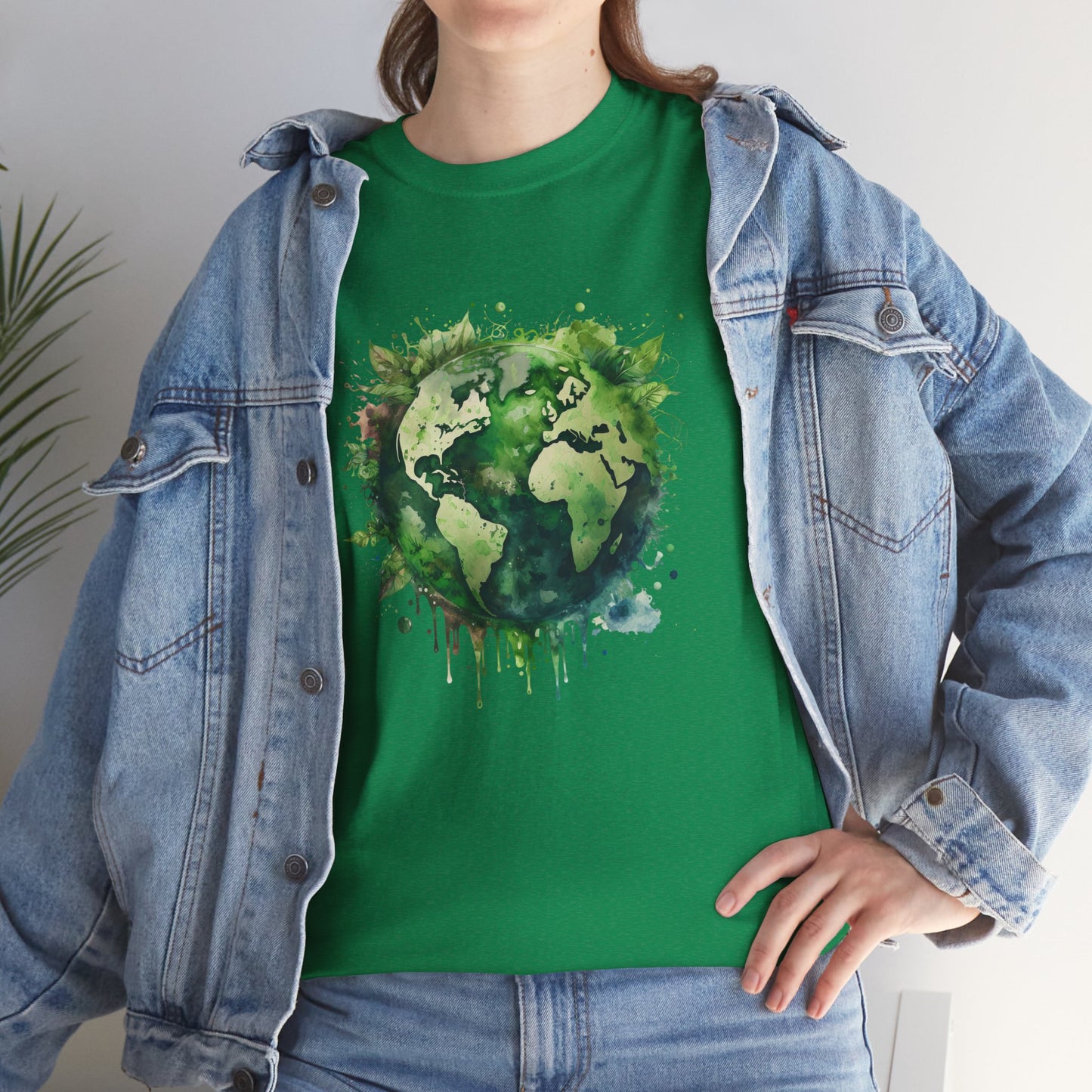 Eco-Friendly World Map T-Shirt - Unisex Tee