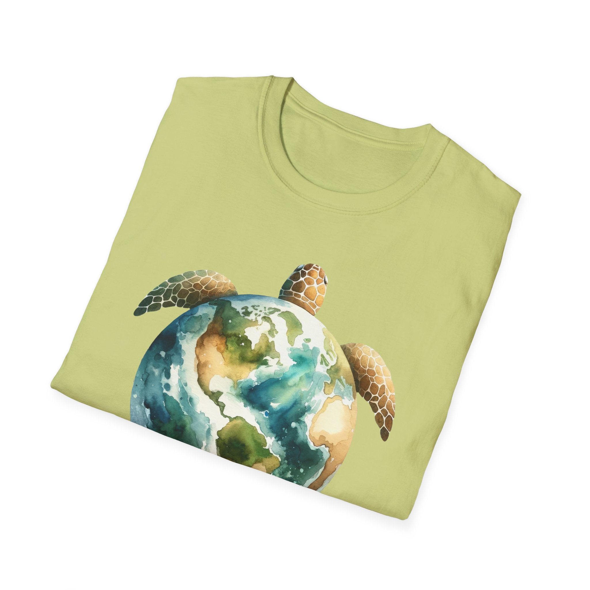 Eco-Friendly Turtle Graphic Unisex Softstyle T-Shirt